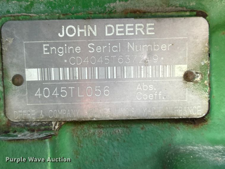 image for item FC5172 John Deere 6410 MFWD tractor