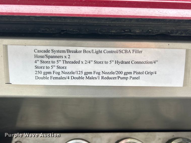 image for item FC5179 2008 Pierce  Quantum pumper fire truck