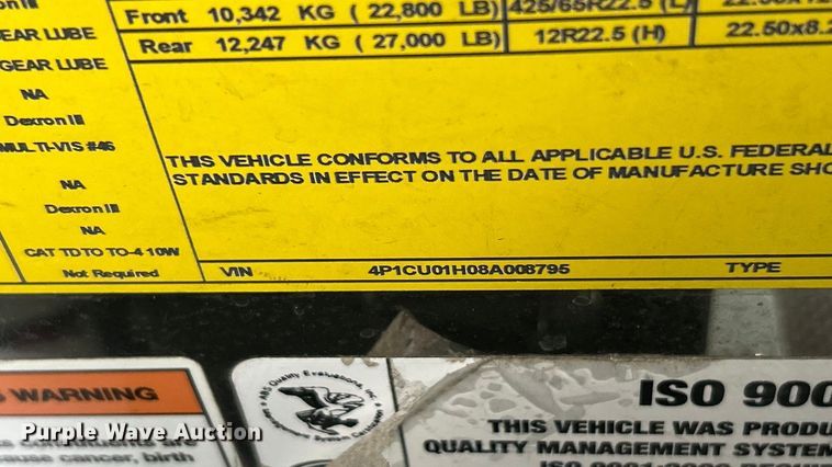 image for item FC5179 2008 Pierce  Quantum pumper fire truck