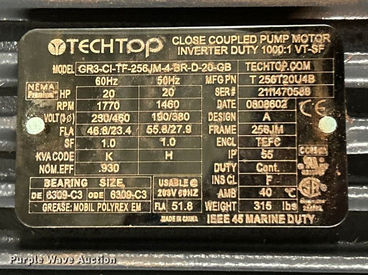 image for item FC5189 (8) pool pump motors