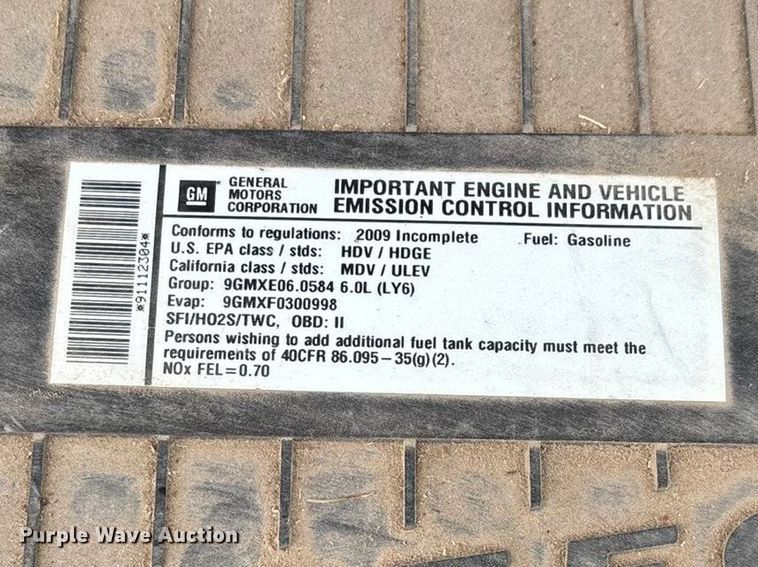 image for item FG0149 2009 Chevrolet Express shuttle bus