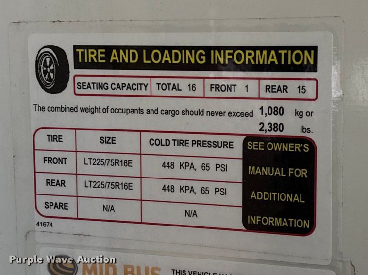 image for item FG0149 2009 Chevrolet Express shuttle bus
