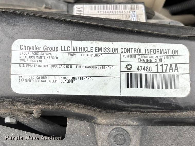 image for item FG0159 2015 Dodge Grand Caravan handicap accessible van