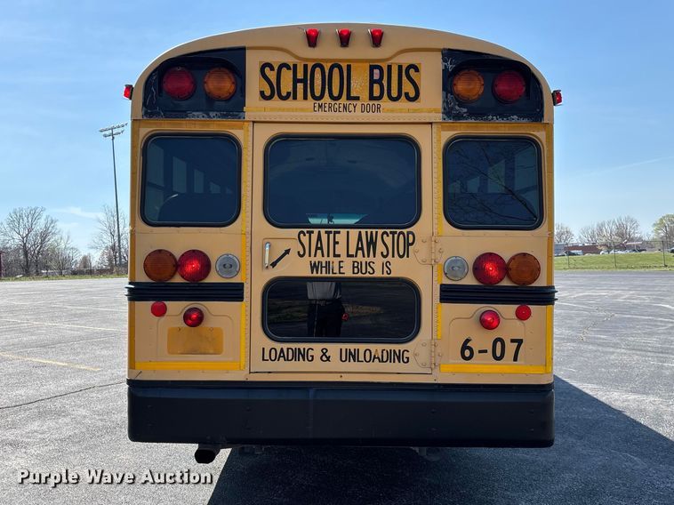 image for item FG0162 2007 Blue Bird All American school bus