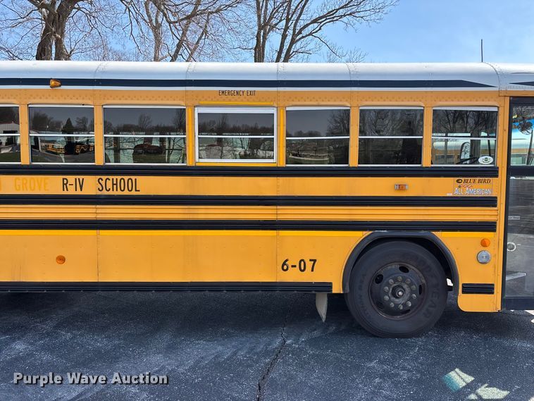 image for item FG0162 2007 Blue Bird All American school bus
