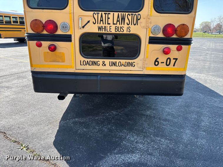 image for item FG0162 2007 Blue Bird All American school bus