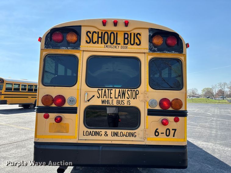 image for item FG0162 2007 Blue Bird All American school bus