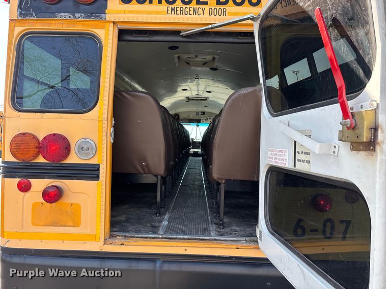 image for item FG0162 2007 Blue Bird All American school bus