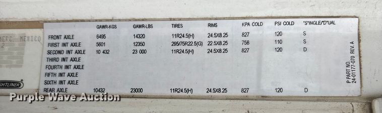 image for item FG2532 2011 Freightliner Coronado semi truck