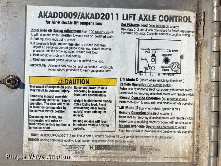 image for item FG2733 2010 Trailblazer S4663 bottom dump trailer