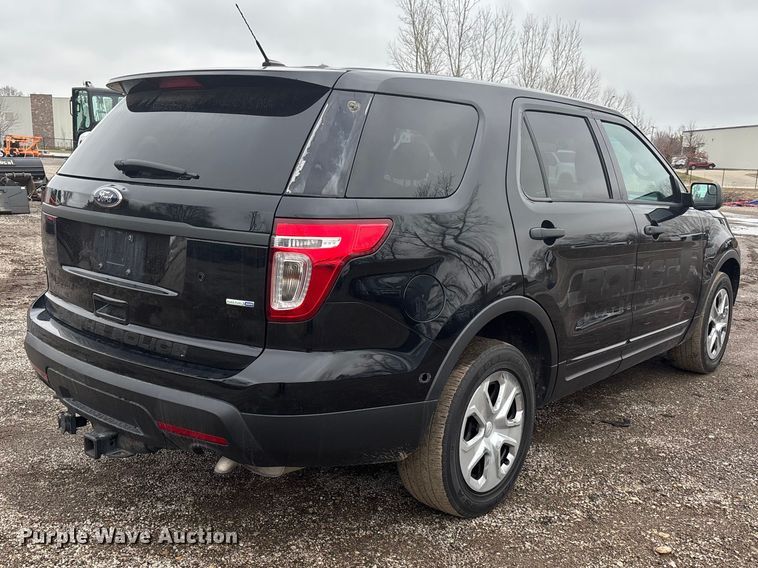 image for item FI0695 2015 Ford Explorer Police Interceptor SUV