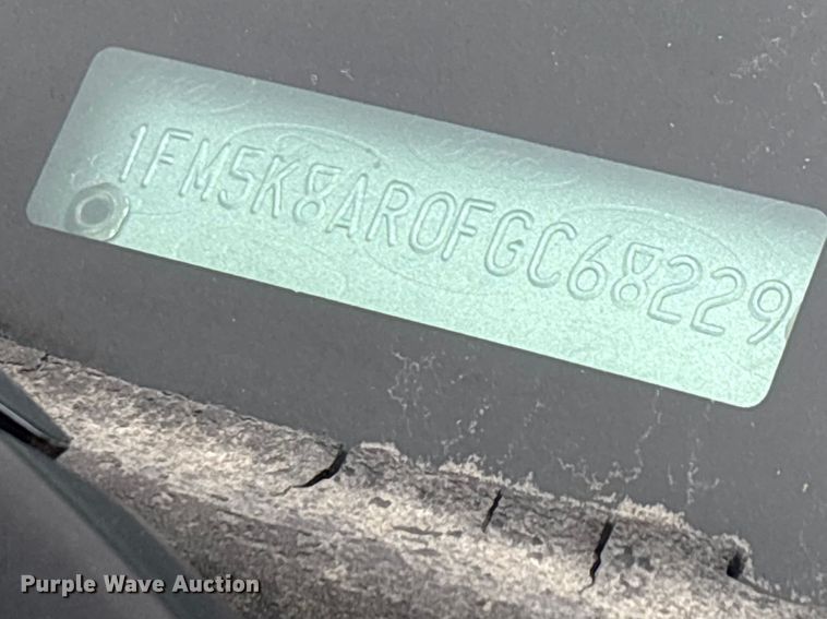 image for item FI0695 2015 Ford Explorer Police Interceptor SUV