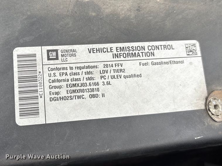 image for item FI0696 2014 Chevrolet Impala Police Cruiser 