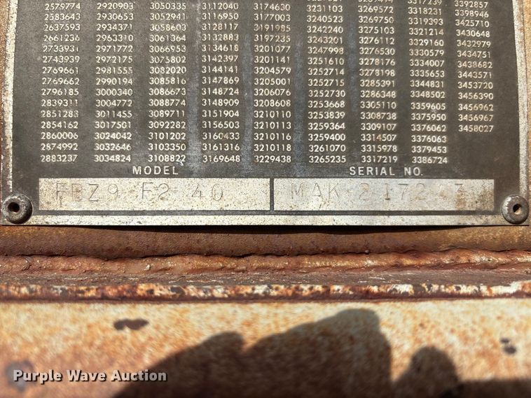 image for item FI0853 1970 Fruehauf FFZ9F240 Z-Van dry van trailer