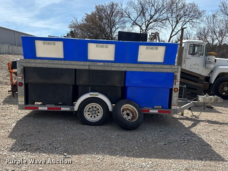 image for item FI0857 2017 Alley Cat 17018  recycling trailer