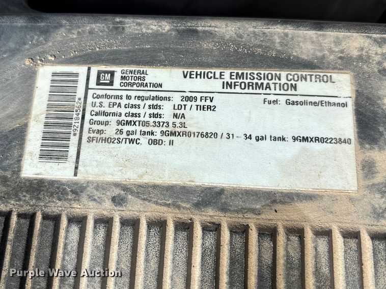 image for item FI0869 2009 Chevrolet Silverado 1500 Ext. Cab pickup truck