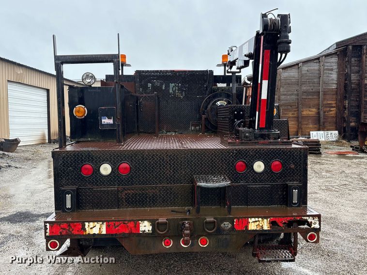 image for item FK1252 1995 GMC TopKick C7 flatbed truck