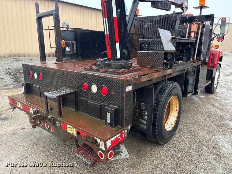 image for item FK1252 1995 GMC TopKick C7 flatbed truck