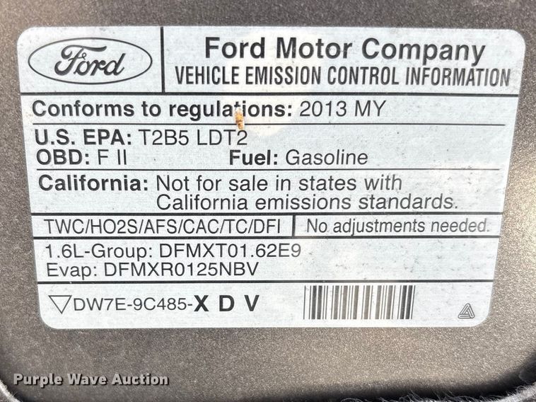 image for item FK1256 2013 Ford Escape SUV