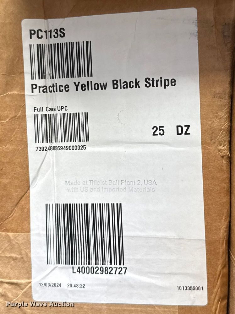 image for item NK9118 (33) cases of Pinnacle practice golf balls