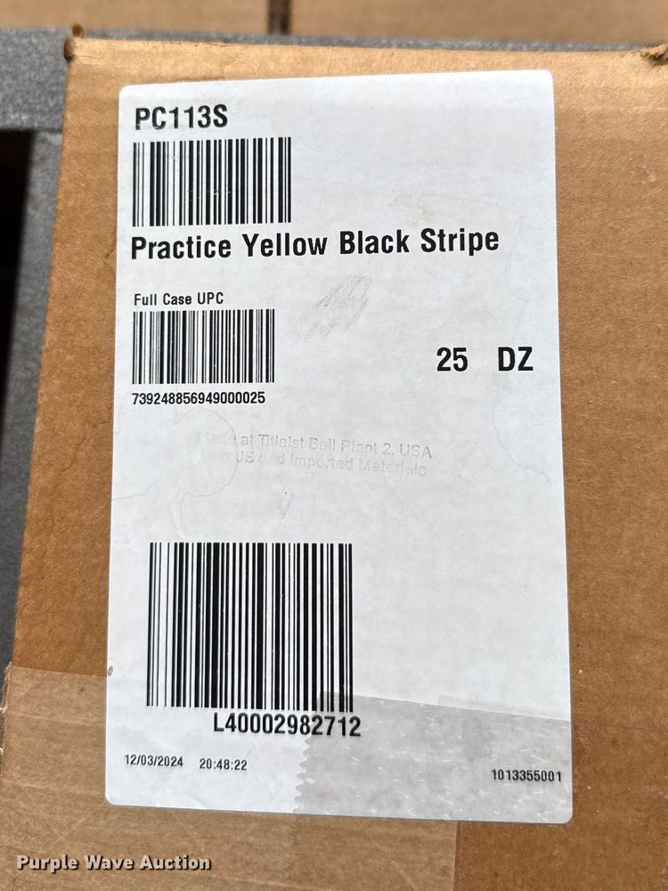 image for item NK9118 (33) cases of Pinnacle practice golf balls