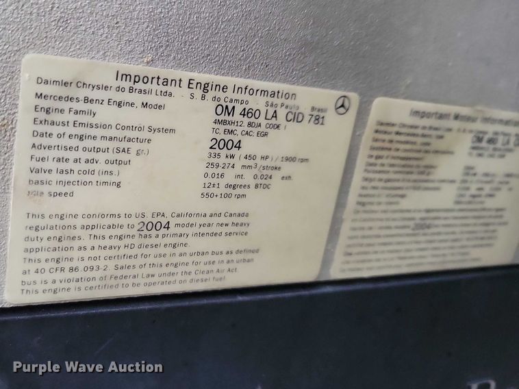 image for item NK9868 2005 Sterling 9500 semi truck