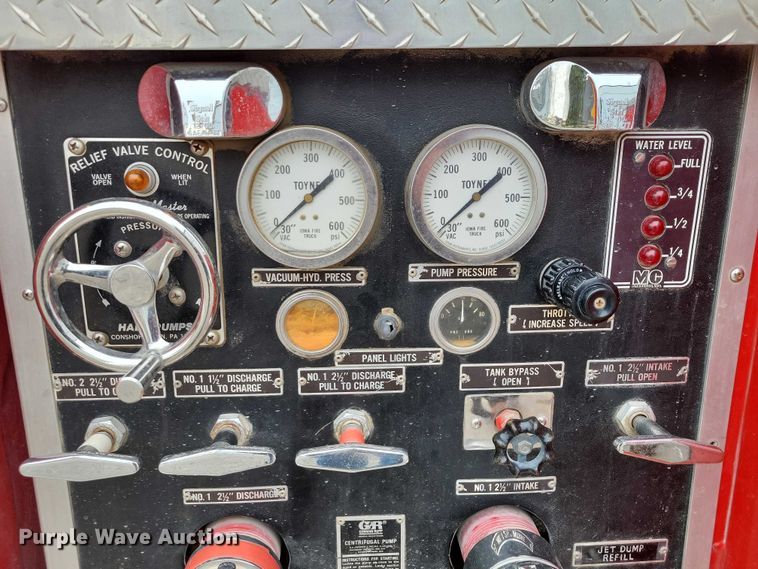 image for item NK9892 1980 GMC pumper fire truck