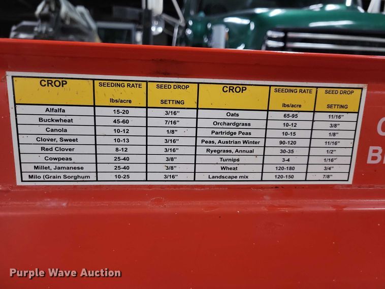 image for item NK9893 Bobcat Seeder 72SDR skid steer seeder