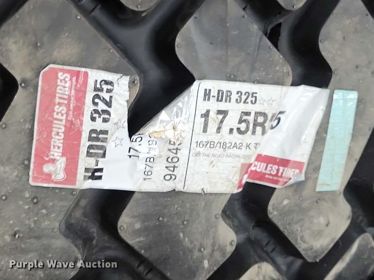 image for item NK9895 (6) Hercules HDR 325 17.5R25 motor grader tires