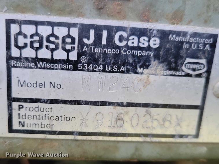 image for item NK9903 1985 Case W24C wheel loader