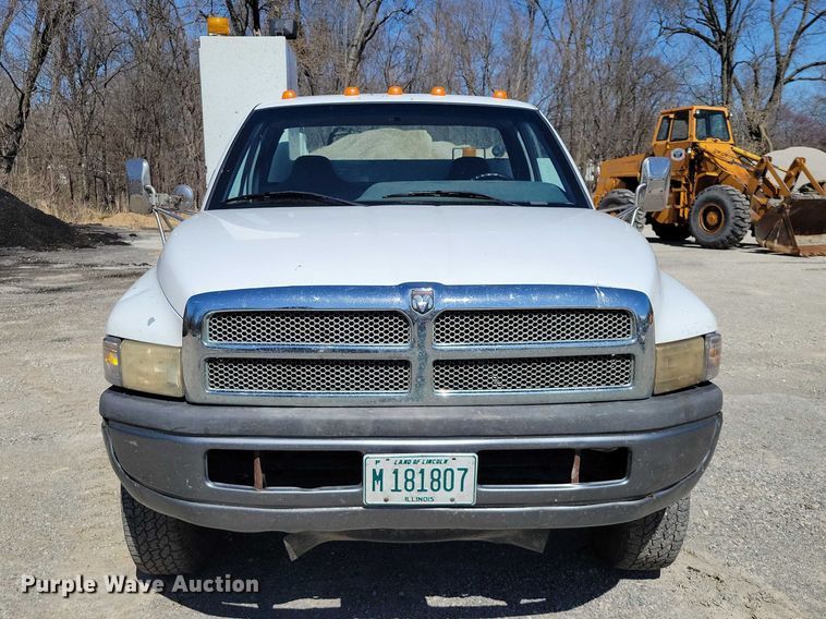 image for item NK9905 1997 Dodge RAM 3500 utility bed pickup truck