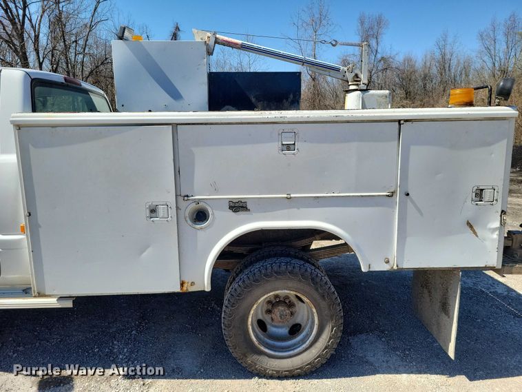 image for item NK9905 1997 Dodge RAM 3500 utility bed pickup truck