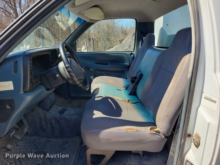 image for item NK9905 1997 Dodge RAM 3500 utility bed pickup truck