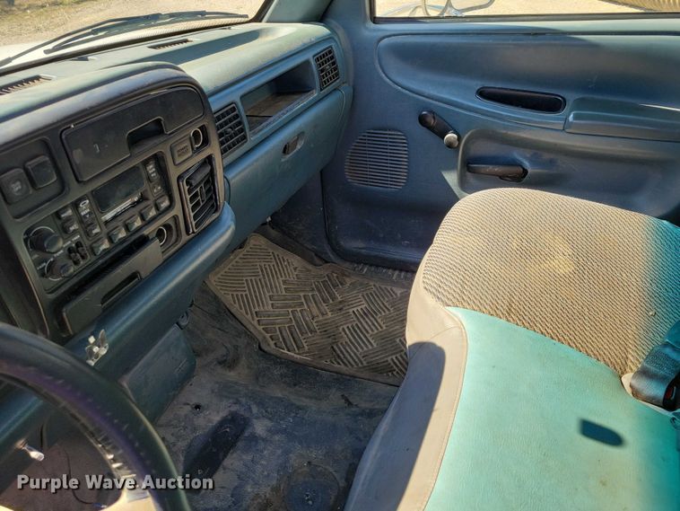 image for item NK9905 1997 Dodge RAM 3500 utility bed pickup truck