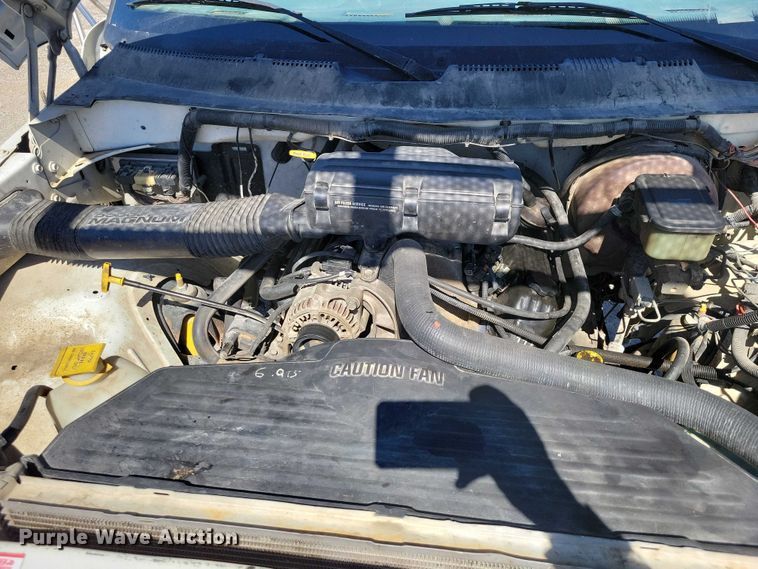 image for item NK9905 1997 Dodge RAM 3500 utility bed pickup truck