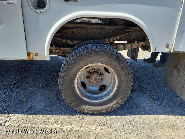 image for item NK9905 1997 Dodge RAM 3500 utility bed pickup truck