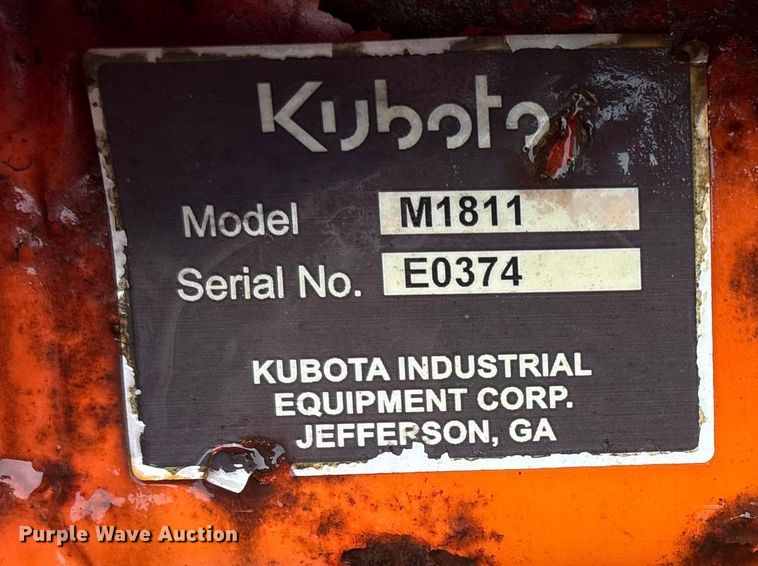 image for item DT2865 2014 Kubota M7060D MFWD tractor