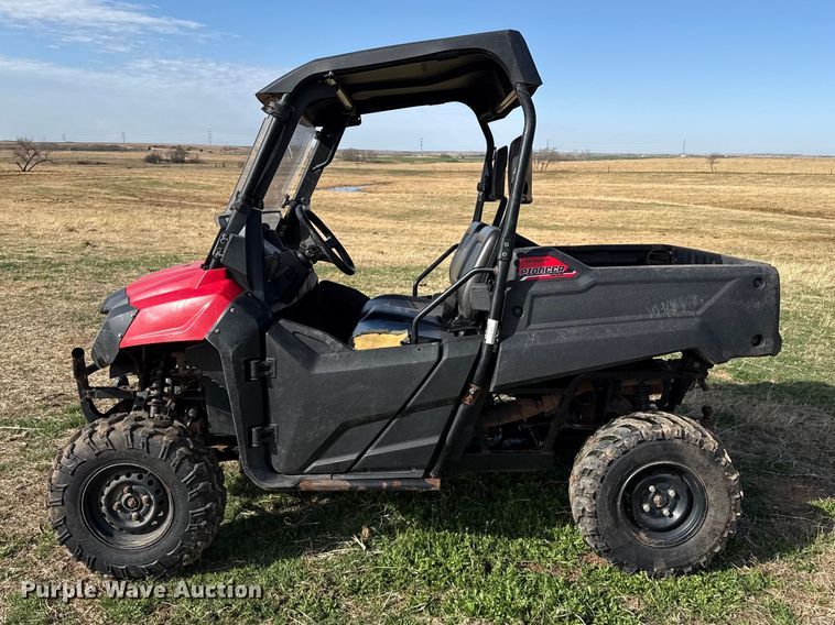 image for item DZ5196 2014 Honda Pioneer 700 utility vehicle
