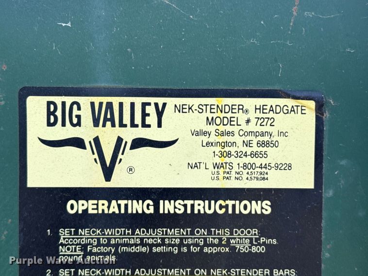 image for item DZ5303 Big Valley headgate