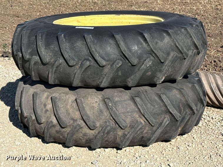image for item DZ5317 (2) 18.4-38 tires and wheels