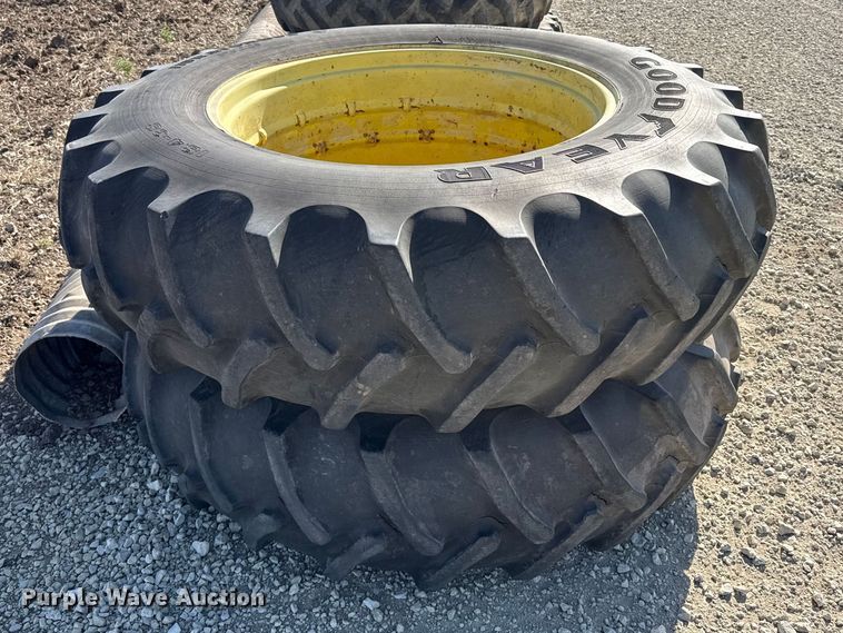 image for item DZ5317 (2) 18.4-38 tires and wheels