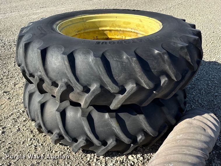 image for item DZ5317 (2) 18.4-38 tires and wheels