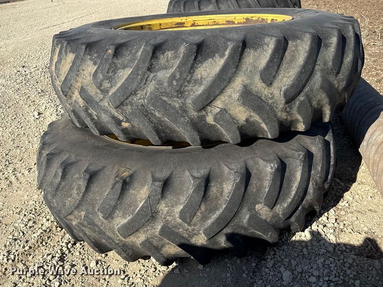 image for item DZ5318 (2) 18.4-38 tires and wheels