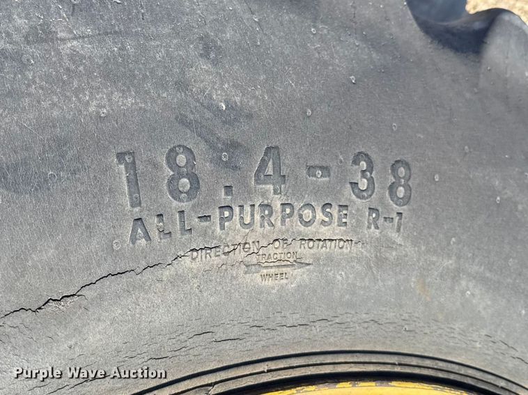 image for item DZ5318 (2) 18.4-38 tires and wheels