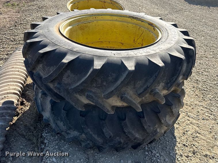 image for item DZ5319 (2) 18.4-38 tires and wheels