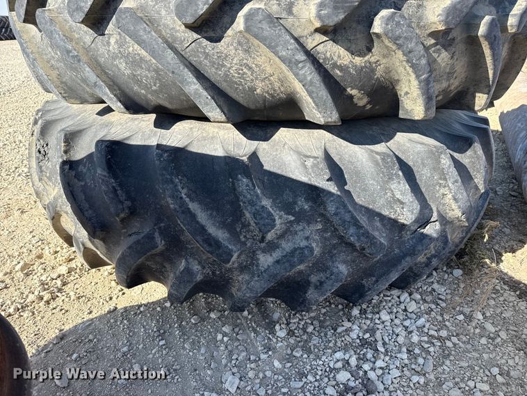 image for item DZ5319 (2) 18.4-38 tires and wheels