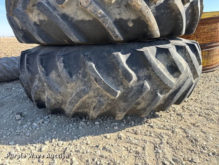 image for item DZ5319 (2) 18.4-38 tires and wheels