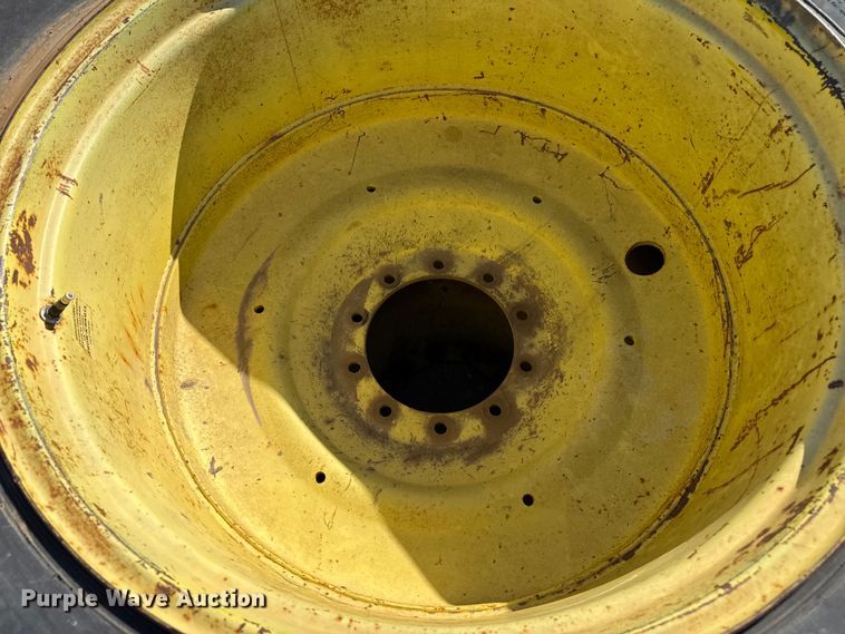 image for item DZ5319 (2) 18.4-38 tires and wheels