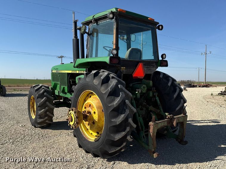 image for item DZ5322 1983 John Deere 4850 MFWD tractor