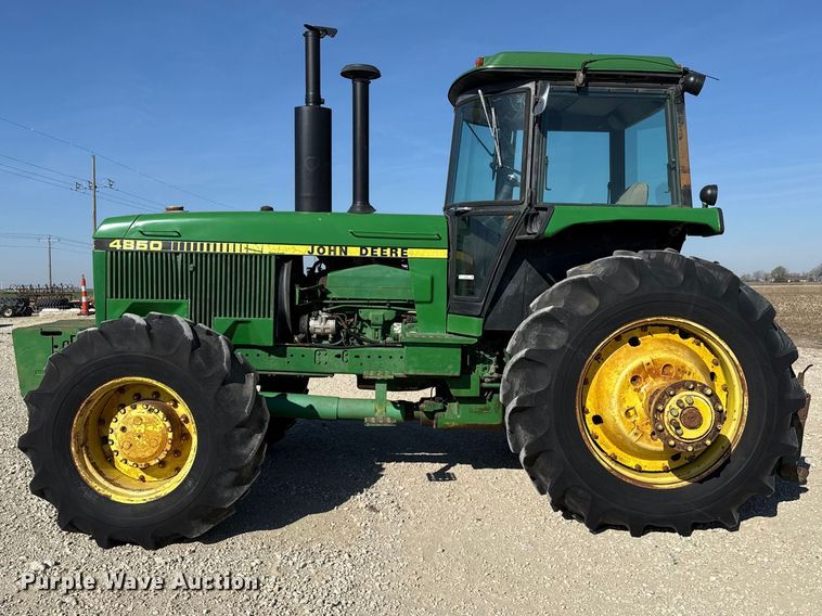 image for item DZ5322 1983 John Deere 4850 MFWD tractor